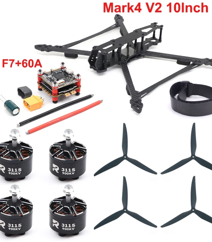 Mark4 V2 10inch FPV Drone Frame Kit w/ F7 FC & 60A ESC